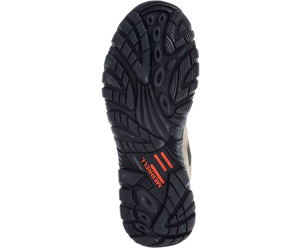 Kozaki Merrell Męskie Brązowe/Czarne - Moab Onset Mid Waterproof Comp Toe - 749308-TPM